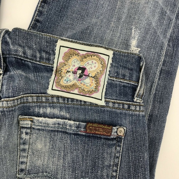 7 For All Mankind Nakita Bootcut Jeans Size 26 - Picture 8 of 8